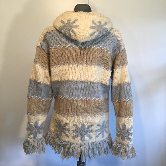 Kyber Outerwear Hooded Wool Shacket Size M - Picture 5 of 12